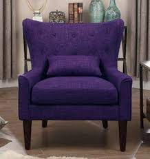 Millett Wingback Chair Family Room Accent Chair Purple Accent Chair Cool Chairs