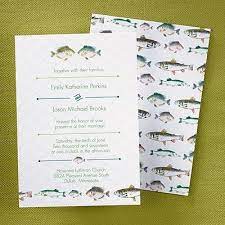 Perfect Catch Invitation Cloverleaf Fishing Wedding Country Wedding Invitations Fishing Themed Wedding