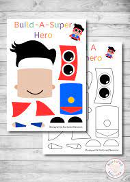 You can find these free superhero preschool printables at 2 teaching mommies. Build A Superhero Craft Super Preschool Printable Nurtured Neurons