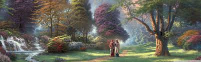 We hope you enjoy our growing collection of hd images to use as a background or home screen for your smartphone or computer. Jesus Painting By Thomas Kinkade 4k Hd Desktop Wallpaper Walking With Jesus In The Garden 2880x900 Wallpaper Teahub Io