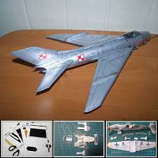Check out amazing cardmodel artwork on deviantart. Paper Model Airplane Toys 1 33 Scale Soviet Union Mig 19s Fighter 3d Card Models Papercraft Collections For Children Card Model Building Sets Aliexpress