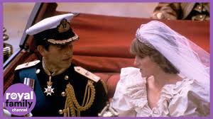1 ceremonial dress uniform with a blue garter sash. On This Day 29 July 1981 The Royal Wedding Of Prince Charles And Diana Youtube