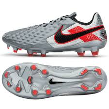Nike Tiempo Legend 8 Pro Fg Football Shoes Soccer Cleats Gray Silver At6133 906 In 2020 Football Shoes Soccer Cleats Nike Soccer Cleats