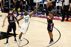 Always remember the titans in the phoenix suns' devin booker and milwaukee bucks' giannis antetokounmpo and khris middleton, who dominated in game 4 of the nba finals on wednesday. Phoenix Suns E Milwaukee Bucks Iniciam Duelo Pelo Titulo De Campeao Da Nba Superesportes