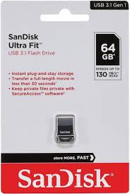 Sandisk 128gb ultra fit u. Sandisk Cruzer Ultra Fit 64gb Usb 3 1 Sdcz430 064g G46 Portofrei Bei Bucher De Kaufen