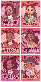 I Found This Cute And Congratulations To The Artist That Draw This Hamilton Valentine Hamilton Musical Hamilton Funny