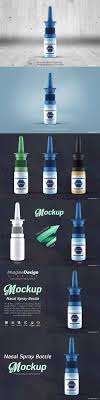 Download Nasal Spray Bottle Mockup Bottle Mockup Spray Bottle Nasal Spray