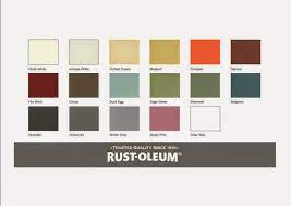 Rust Oleum Colour Chart Paint Color