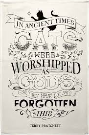Cats Tea Towel Discworld Com