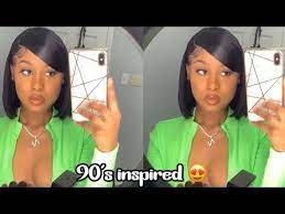 90 S Inspired Swoop Bob Ft Beauty Forever Hair Beauty Forever Bob Weave Weave Hairstyles