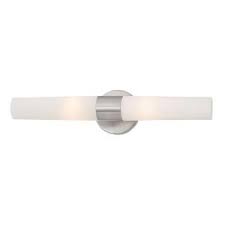 Maybe you would like to learn more about one of these? Hampton Bay Arla 2 Light Brushed Nickel Vanity Light With Tube Etched Glass 15142 The Home Depot Vanity Light Fixtures Amazing Bathrooms Modern Master Bathroom