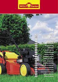 Below you can view and download the pdf manual for free. Bedienungsanleitung Wolf Garten 2 42 B Seite 1 Von 34 Deutsch Englisch Hollandisch Danisch Franzosisch Italienisch Polnisch Schwedisch Norwegisch Finnisch