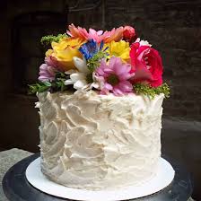 What kind of cake has flowers on it? How To Floral Vanilla Birthday Cake Chelsweets