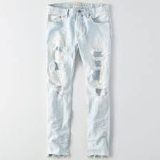 Slim Straight Jean 50 Liked On Polyvore Featuring Men S Fashion Men S Clothing Men S J Light Blue Ripped Jeans Mens Straight Jeans Slim Fit Ripped Jeans