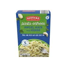 The extremely fine pasta is excellent with light, delicate sauces as well as seasonal fresh vegetables. Reggano Angel Hair Pasta With Herb Sauce Mix Entrees 5 1 Oz Instacart