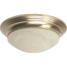 They are the ideal solution for popular finishes for metal flush ceiling lights are bronze, brushed nickel, copper, and brass. Royal Cove Part 563116 Royal Cove 2 Light Brushed Nickel Flushmount Twist And Lock With Alabaster Swirl Glass Flush Mount Ceiling Lights Home Depot Pro