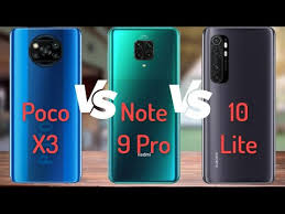 april 2021 harga xiaomi poco x3 nfc baru dan bekas/second termurah di indonesia. Xiaomi Poco X3 Nfc Vs Xiaomi Redmi Note 9 Pro Vs Xiaomi Mi Note 10 Lite Youtube