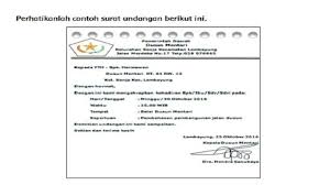 Surat undangan dikelompokan menjadi surat pribadi dan surat resmi. Surat Undangan