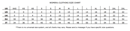 size conversion charts united apparel liquidators ual