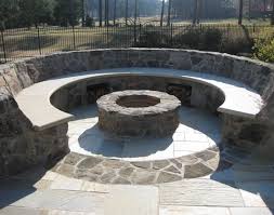 31 patio fireplaces creating outdoor living room spaces. Semi Enclosed Fire Pit Seating Area Fire Pit Seating Fire Pit Landscaping Backyard Fire
