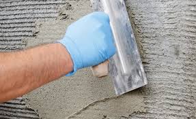 Thinset can be dyed with concrete dye. Exterior Tile Installation On Walls 2019 12 17 Floor Covering Installer