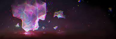 Bismuth Gemstone Digital Art Abstract Rgb Triangle Geometry Stars Minimalism 4k Wallpaper Hdwallpaper Desk Wallpaper Abstract Red And Black Wallpaper