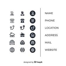 November 6, 2020 at 9:20. Business Card Icons Images Free Vectors Stock Photos Psd