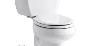 Kohler Wellworth Classic 2 Piece 1 28 Gpf Single Flush Round Front Toilet With Class Five Flush Technology In White K 3577 0 The Home Depot Two Piece Toilets Toilet Kohler