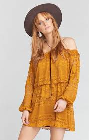 Bess Dress Moonlight Roses Lace Marigold Boho Fashion Fall Trendy Boutique Clothing Mustard Lace Dress