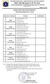 We did not find results for: Jadwal Piket Guru Libur Semester 1 Tahun Pelajaran 2017 2018 Sd Negeri Duri Kepa 07