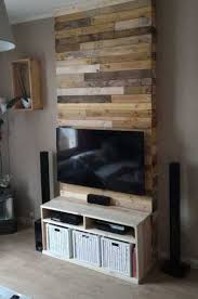 This vintage inspired design of diy pallet media both tiered levels have a different wood tone than the resting frame to make an appreciated contrast. 50 Creative Diy Tv Stand Ideas For Your Room Interior Diy Design Decor