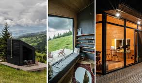 Fiecare casǎ de vacanțǎ dispune de o bucătărie complet echipată. Cabane De Inchiriat Cu ArhitecturÄƒ UltramodernÄƒ In Inima MunÈ›ilor CÄƒlimani