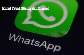 Tutorial microsoft office | sebentar lagi, tahun pelajaran baru akan berganti, anak kelas 6 sd, 3 smp dan 3 sma akan mendapatkan surat kelulusan. Cara Membuat Huruf Tebal Miring Dan Dicoret Di Aplikasi Whatsapp Abi Awam Bicara