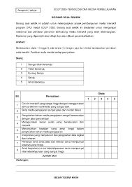 Doc Borang Soal Selidik Faiz Gapo Academia Edu