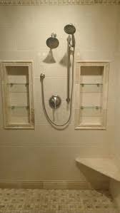 A shower niche, or a recessed shower shelf can be a stylish and practical addition to your shower. Shower Niche Tile Ideas