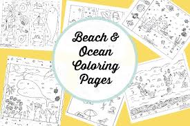 Pdf diy digital wall art. Cute Summer Coloring Pages Beaches Mermaids Camping And More