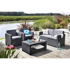 vite decouvrez l offre monaco salon de jardin 4 places aspect rotin tresse gris pas cher su salon de jardin allibert salon de jardin resine mobilier jardin