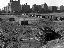 Hooverville In Central Park New York City 1930 Vintage New York Shanty Town New York