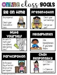 Online Learning Goals Distance Learning Freebie In 2020 Learning Goals Online Learning Distance Learning