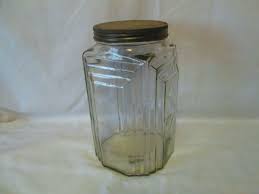 Apothecary with flat glass lid. Vintage Large Apothecary Jar With Metal Lid Unique Art Deco Design Collectible Storage Kitchen Decor Dog Treats Candy Buttons Marbles Carol S True Vintage And Antiques