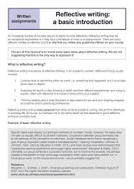 Reflective Writing Is Thus More Personal Than Other Kinds Of Academic Writing We All Thi Academic Writing Reflective Essay Examples Reflective Journal Example