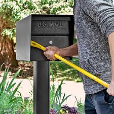 With online shopping becoming the norm, the delivery of small packages and parcels has skyrocketed. Amazon Com Mail Boss 7507 Curbside Mail Manager Security White Locking Mailbox Home Improvement