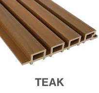 WPC Co-Extrusion Wall : Teak 2.6m