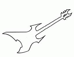 Remarkable electric guitar coloring pages with guitar coloring. The Good Music Electric Guitar Coloring Pages For Kids Gbt Coloring Home