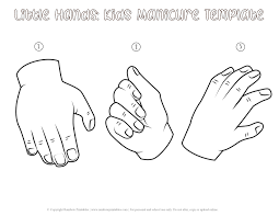 Instead of polka dots, try drawing small plus signs or crosses on solid base colors. Beauty Arts Crafts Kid S Manicure Nail Template Free Printable With Realistic Skintones Rainbow Printables