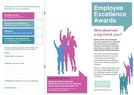 You really went beyond the call of duty on this one! Http Www Bathnes Gov Uk Sites Default Files Employee Excellence Awards Leaflet And Form Pdf