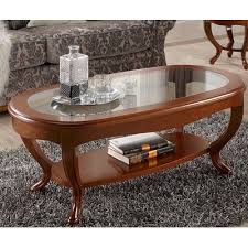 Canora Grey Royce Oval Glass Top Coffee Table Coffee Table Glass Top Coffee Table Table