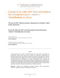 Ici sont répertoriés les témoignages de certains d'entre eux, représentant différentes matières, différents sébastien franc. Pdf L Usage De La Video 360 Dans La Formation Des Enseignants Pour Entrer Virtuellement En Classe