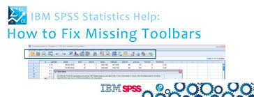 Ibm Spss Statistics Help How To Fix Missing Toolbars Studica Blog Spss Statistics Statistics Help Statistics