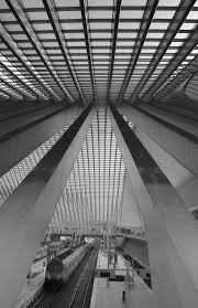 Architecture Symmetry Building Repetition Lines Station Liege Rhythm Train Transport Pxfuel